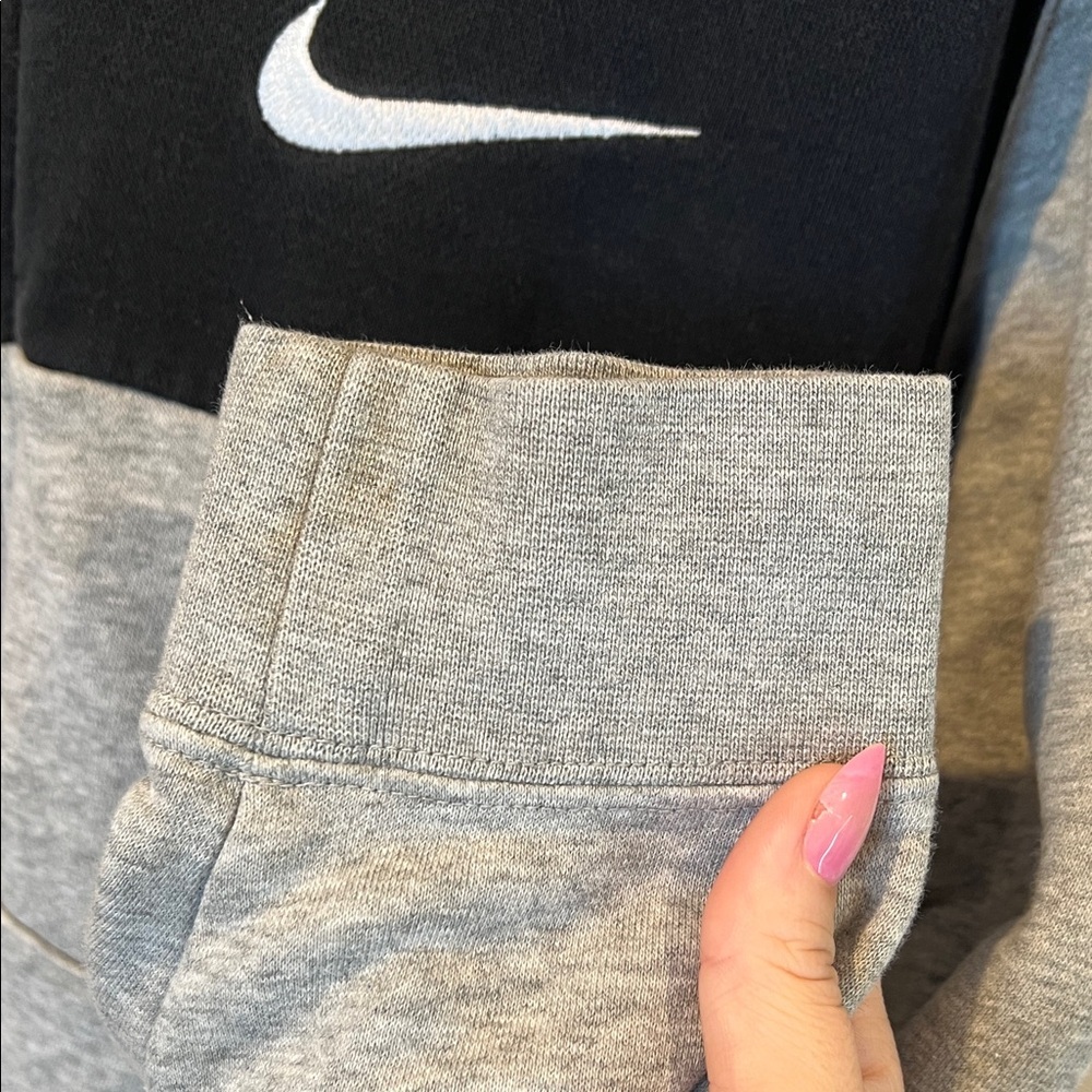 Nike Kids Black and Gray Full-Zip Hoodie - Picture 5 of 14